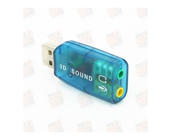 Внешняя мультимедийная звуковая карта USB 3D Sound 5.1, фото 1 Внешняя мультимедийная звуковая карта USB 3D Sound 5.1, фото 1