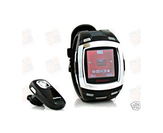 Недорогие GSM часы - мобильный телефон с 1.33 tourch screen дисплеем и bluetooth гарнитурой (модель P888), фото 1