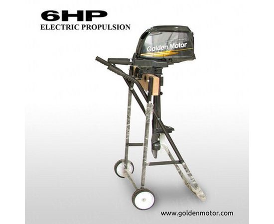 Лодочный электромотор EPO-06HP 6 л.с. 24В-48В, фото 1