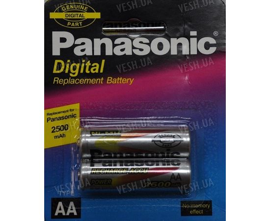 Аккумулятор AA Panasonic 2500 mAh, фото 1