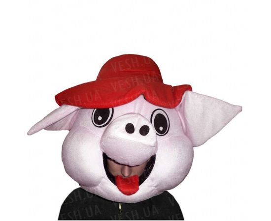 Товар распродан - Голова куклы Поросенок - Карнавальные маски, фото 1