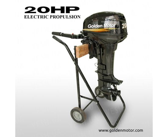 Лодочный электромотор EPO-20HP 20 л.с. 24В-48В, фото 1