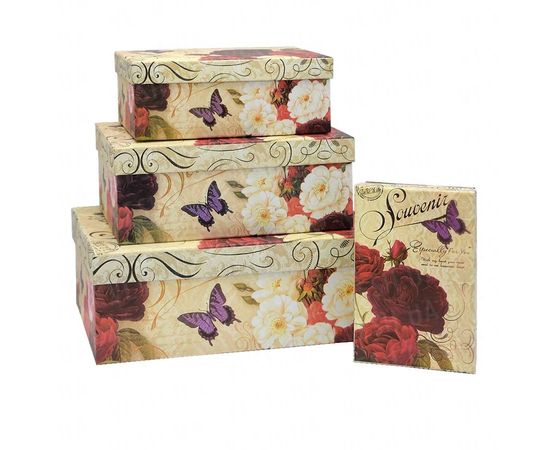 Товар распродан - Коробка подарочная КП 4.1 набор 4 шт - Подарочные коробки, фото 1