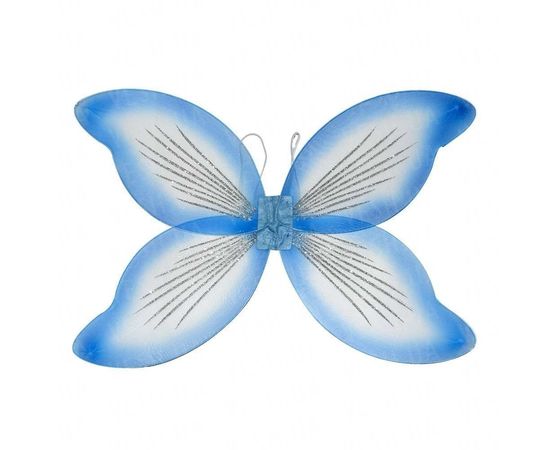 Товар распродан - Крылья Феи голубые 45х70 см - Карнавальные аксессуары, фото 1