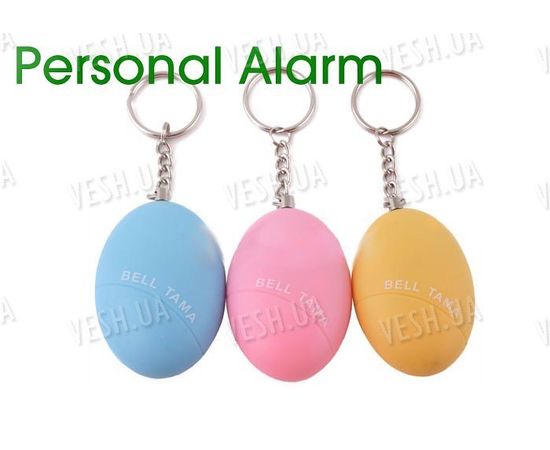 Персональный сигнализатор(сирена) безопасности брелок 120дБ, фото 1