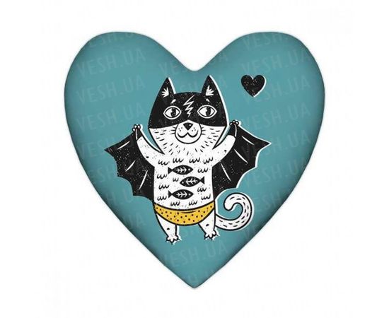 Товар распродан - Подушка сердце BatCat 18L035 - Подушки, фото 1