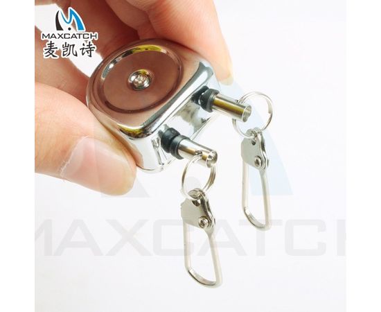 Брелок-ретрактор с карбоновой нитью, фото 1