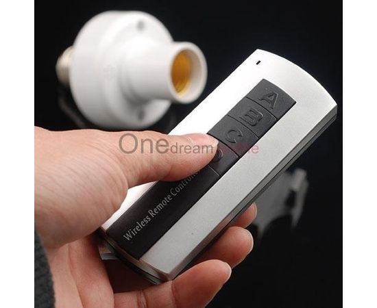 Цоколь дистанционного вкл./выкл. управления для лампочки (E27) 1000Вт, фото 1