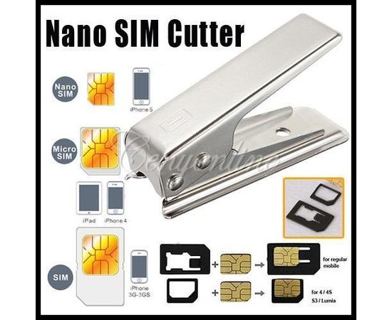 Степлер для обрезания sim-карт под nanoSim для iPhone 5, фото 1