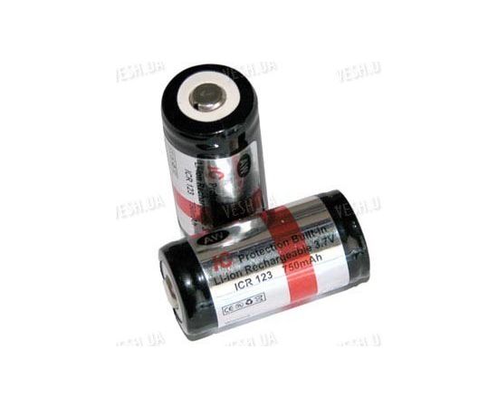 Аккумулятор 16340 (CR123) 750 mAh AW (Защищен), фото 1
