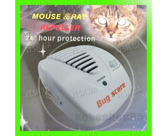 Ультразвуковой электронный отпугиватель мышей и крыс для дома и офиса (модель KD-28A), фото 1
