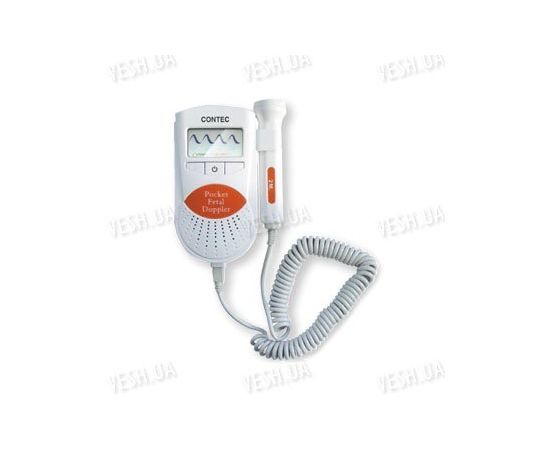 Портативный карманный допплер плода ребёнка - позволит слышать сердцебиение вашего ребёнка и видеть его ритм, не выходя из дома (мод. Contec), фото 1