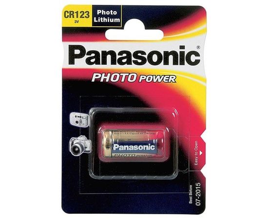 Батарея питания CR123 Panasonic Photo Power, фото 1