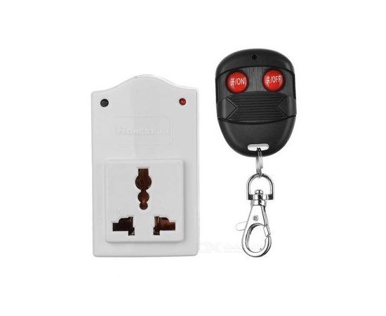 Розетка-адаптер с пультом  дистанционного управления, фото 1