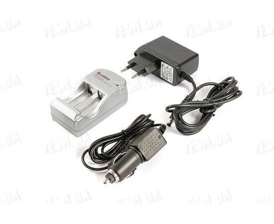 Зарядное устройство Soshine SC-S6 для 16340 (CR123A) с автоадаптером, фото 1