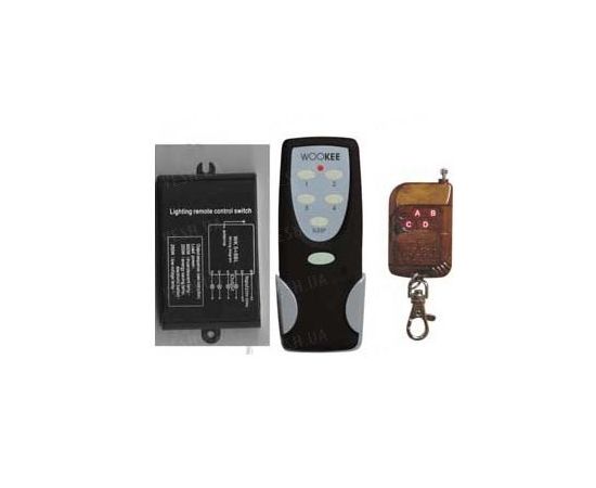 6-канальный беспроводной вкл/выкл WOOKEE с пультом (1 х 23A/12V), фото 1