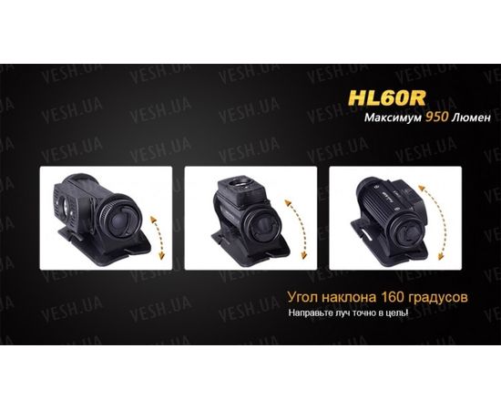 Фонарь Fenix HL60R Cree XM-L2 T6 Neutral White LED : -HL серия, фото 12