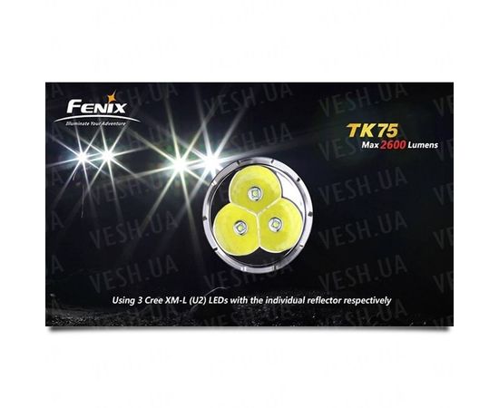 Фонарь Fenix TK75 Cree XM-L (U2) : -TK серия, фото 9 Фонарь Fenix TK75 Cree XM-L (U2) : -TK серия, фото 9
