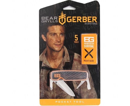 Мультитул Gerber Bear Grylls Pocket Tool 31-001050 : -GERBER - BEAR GRYLLS, фото 3 Мультитул Gerber Bear Grylls Pocket Tool 31-001050 : -GERBER - BEAR GRYLLS, фото 3