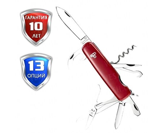 Нож Ego A01.10.1, красный : -Ножи EGO Tools, фото 4