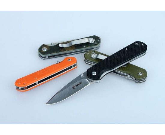 Нож Ganzo G6801 (черный, зеленый, оранжевый, хаки) : -Ножи Ganzo, фото 2