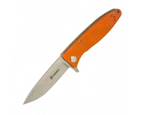 Нож Ganzo G728 (черный, зеленый, оранжевый) : -Ножи Ganzo, фото 6