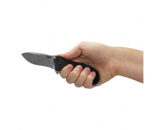 Нож Zero Tolerance folder g-10 black/stonewash, 0350SW : -Ножи Zero Tolerance, фото 3