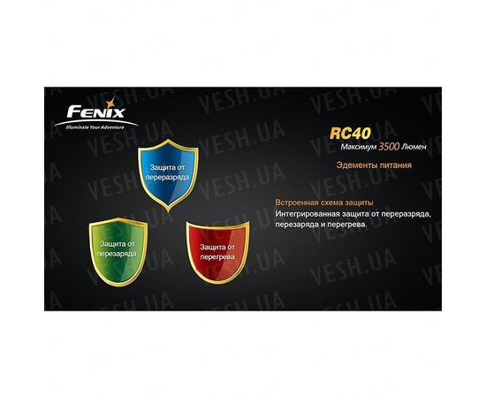 Фонарь Fenix RC40 Cree XM-L (U2) : -RC / UC серия, фото 5 Фонарь Fenix RC40 Cree XM-L (U2) : -RC / UC серия, фото 5