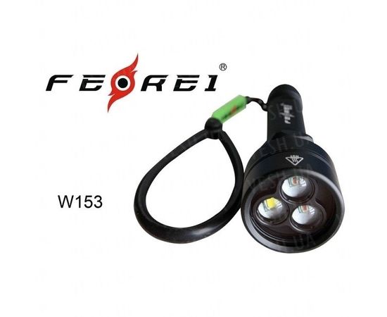 Фонарь для дайвинга Ferei W153 1хCREE XM-L (Cool White) 2xCREE XP-E (Red) : -Фонари Ferei, фото 3