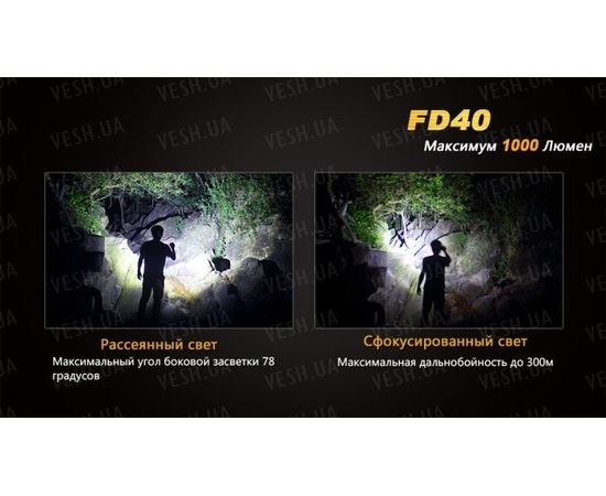 Фонарь Fenix FD40 Cree XP-L HI LED : -FD серия, фото 10