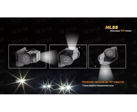 Фонарь Fenix HL55 XM-L2 (T6) : -HL серия, фото 6 Фонарь Fenix HL55 XM-L2 (T6) : -HL серия, фото 6