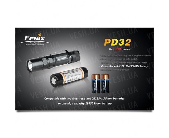 Фонарь Fenix PD32 Cree XP-G (S2) : -PD серия, фото 9