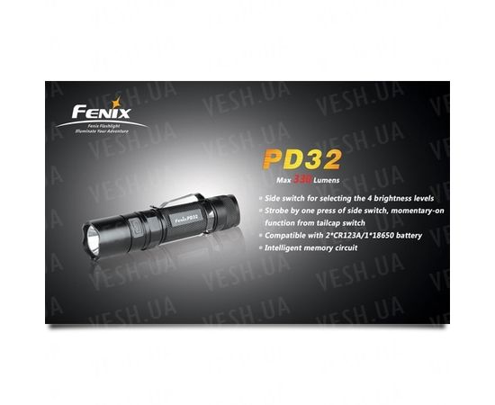 Фонарь Fenix PD32 Cree XP-G (S2) : -PD серия, фото 6