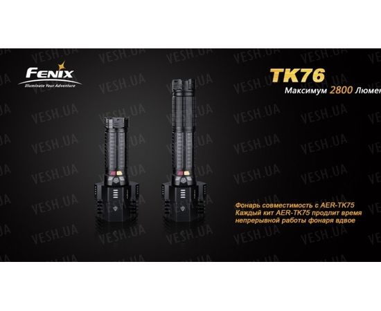 Фонарь Fenix TK76 2xXM-L2 (U2), 1xXM-L2 (T6) : -TK серия, фото 24