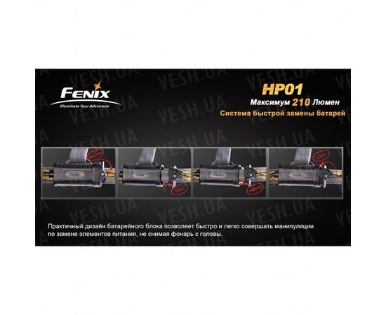 Фонарь Fenix HP01 XP-G (R5) : -HP серия, фото 10