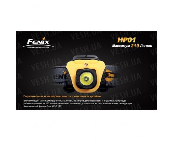 Фонарь Fenix HP01 XP-G (R5) : -HP серия, фото 7