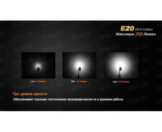 Фонарь Fenix E20 Cree XP-E2 LED : -E серия, фото 10