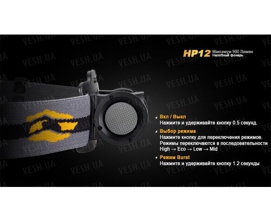 Фонарь Fenix HP12 Cree XM-L2 : -HP серия, фото 13