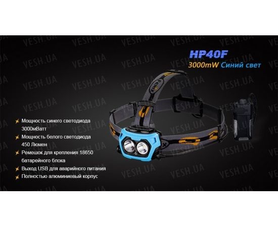 Фонарь Fenix HP40F XP-G2 (R5) : -HP серия, фото 2 Фонарь Fenix HP40F XP-G2 (R5) : -HP серия, фото 2