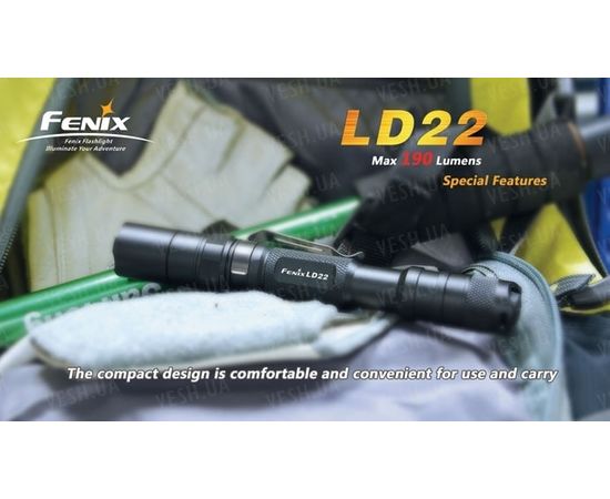 Фонарь Fenix LD22 Cree XP-G R5 : -LD серия, фото 11 Фонарь Fenix LD22 Cree XP-G R5 : -LD серия, фото 11