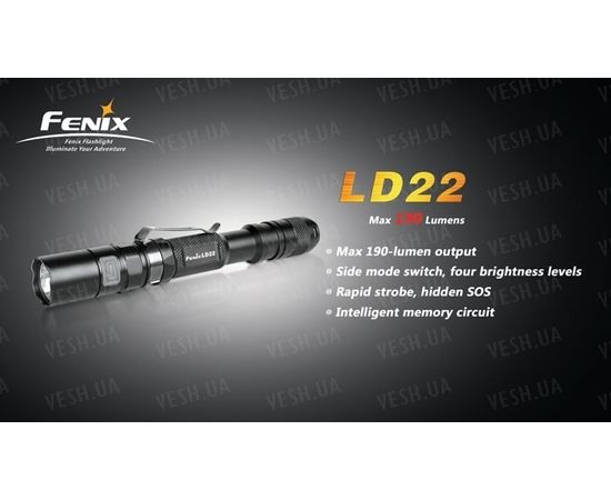 Фонарь Fenix LD22 Cree XP-G R5 : -LD серия, фото 4 Фонарь Fenix LD22 Cree XP-G R5 : -LD серия, фото 4