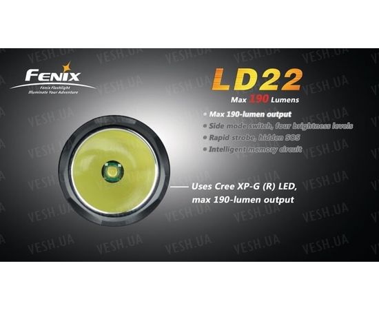 Фонарь Fenix LD22 Cree XP-G R5 : -LD серия, фото 6 Фонарь Fenix LD22 Cree XP-G R5 : -LD серия, фото 6