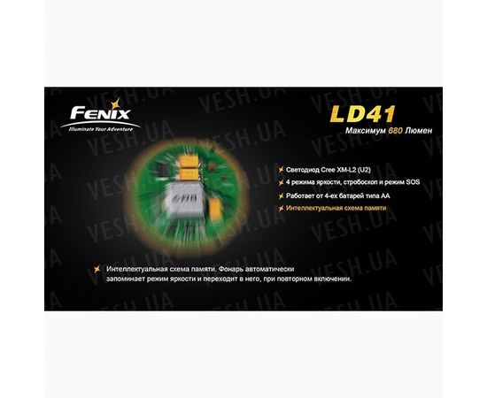 Фонарь Fenix LD41 CREE XM-L2 (U2) : -LD серия, фото 8