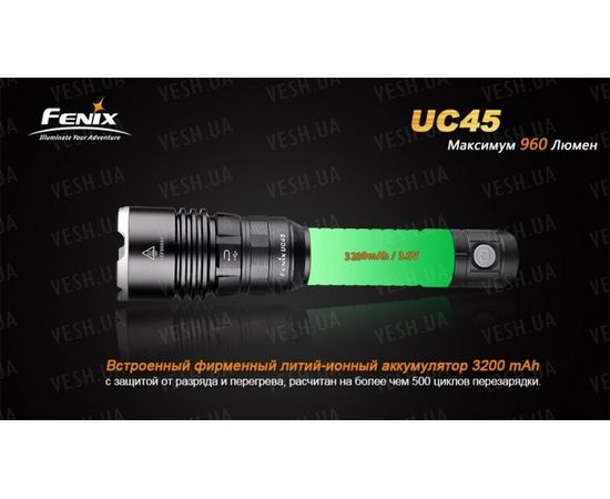 Фонарь Fenix UC45 Cree XM-L2 (U2) LED : -RC / UC серия, фото 7 Фонарь Fenix UC45 Cree XM-L2 (U2) LED : -RC / UC серия, фото 7
