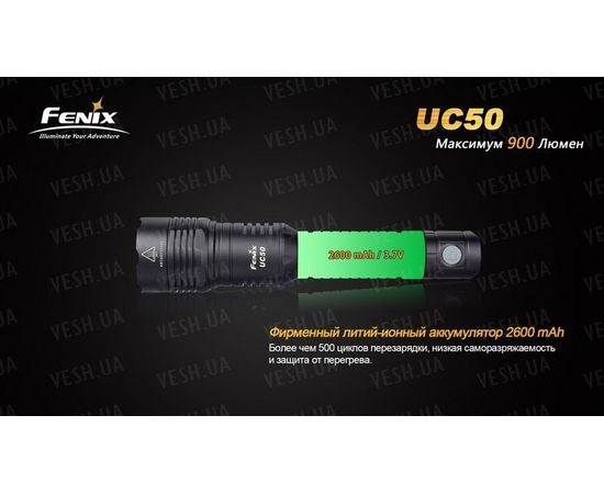 Фонарь Fenix UC50 XM-L2 (U2) : -RC / UC серия, фото 8
