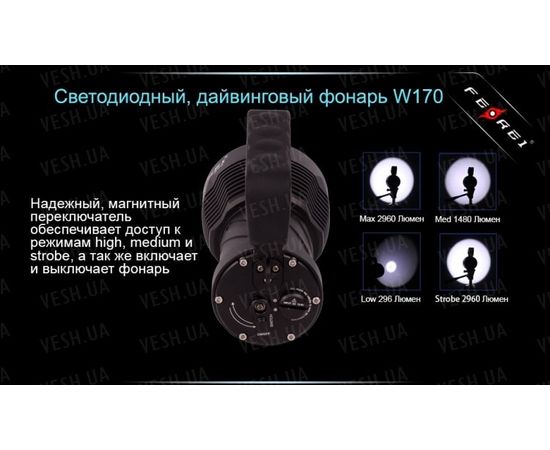 Фонарь Ferei W170 CREE XM-L2 : -Фонари Ferei, фото 18