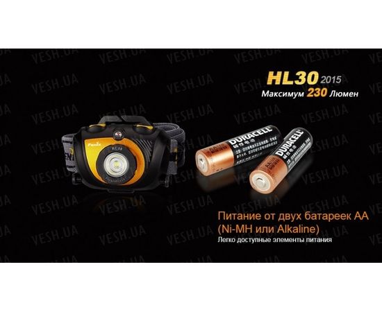 Налобный фонарь Fenix HL30 (2015) Cree XP-G2 R5 : -HL серия, фото 10