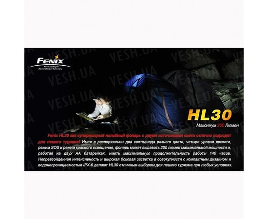 Фонарь Fenix HL30 Cree XP-G (R5), серо-зеленый : -HL серия, фото 13