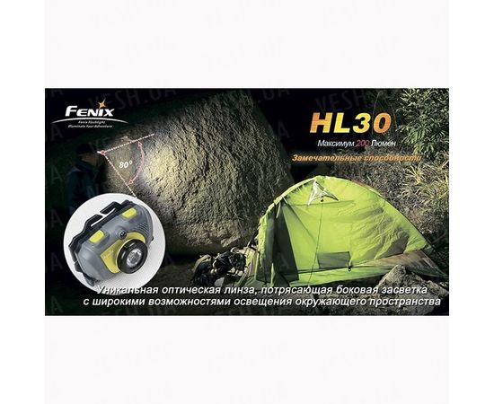 Фонарь Fenix HL30 Cree XP-G (R5), серо-зеленый : -HL серия, фото 8