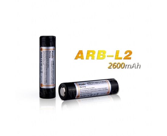 Аккумулятор 18650 2600mAh Fenix с защитой : -Элементы питания и ЗУ, фото 6 Аккумулятор 18650 2600mAh Fenix с защитой : -Элементы питания и ЗУ, фото 6